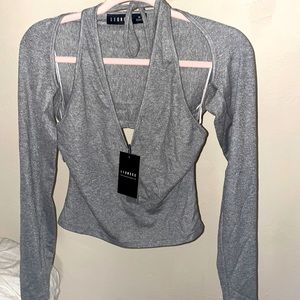 2 pieces: matching top and jacket